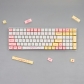 Macaron 104+28 XDA profile Keycap Set PBT DYE Sublimation 1.75U 2U Keys for 60 61 64 84 96 87 104 108 Keyboard